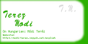 terez modi business card