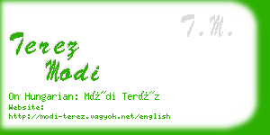 terez modi business card